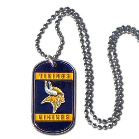 Minnesota Vikings Dog Tag Necklace