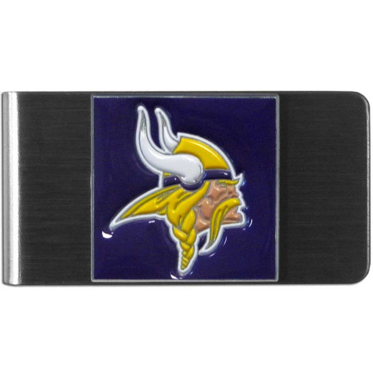 Minnesota Vikings Stainless Steel Money Clip - THE 4TH QUARTER
