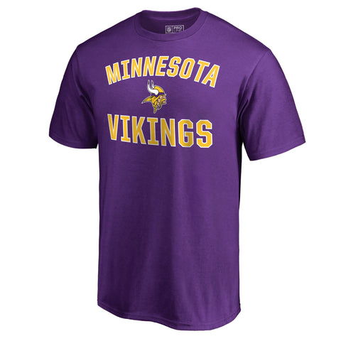 Minnesota Vikings Mens T-Shirt Fanatics Purple Victory Arch