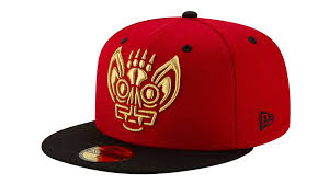 Louisville Bats Murcielagos Fitted New Era 59Fifty Copa de la Diversion Red Black - THE 4TH QUARTER