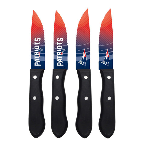 New England Patriots 4 Piece Steak Knife Set