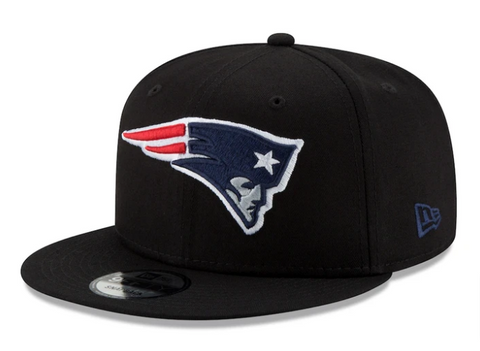 New England Patriots Snapback New Era 9Fifty Basic Logo Hat Cap Black - THE 4TH QUARTER