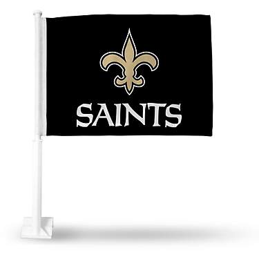 New Orleans Saints Tailgating Truck or Car Flag Logo Black - THE 4TH QUARTER