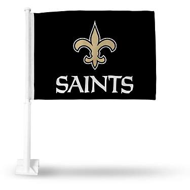 New Orleans Saints Tailgating Truck or Car Flag Logo Black