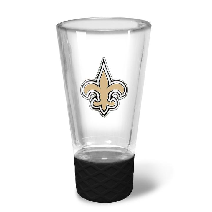 New Orleans Saints 4 oz. CHEER Shot Glass - THE 4TH QUARTER