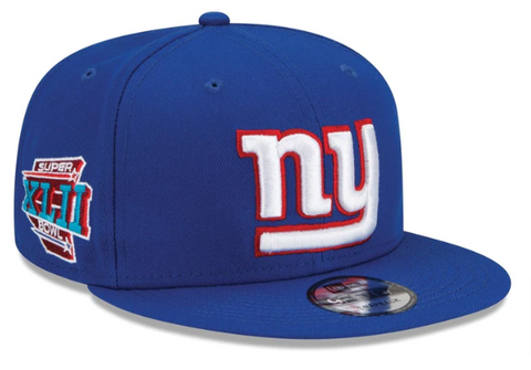 New York Giants New Era 9FIFTY Super Bowl XLII Blue Cap Hat