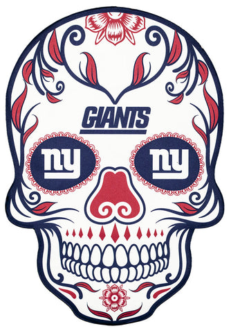 New York Giants Decal Skull Logo 7X5 Sticker