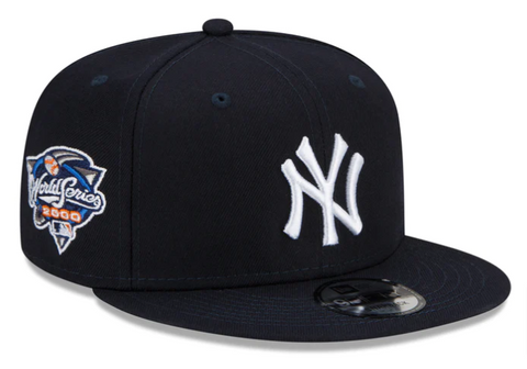 New York Yankees Snapback New Era 9FIFTY 2000 World Series Navy Hat Cap Grey UV