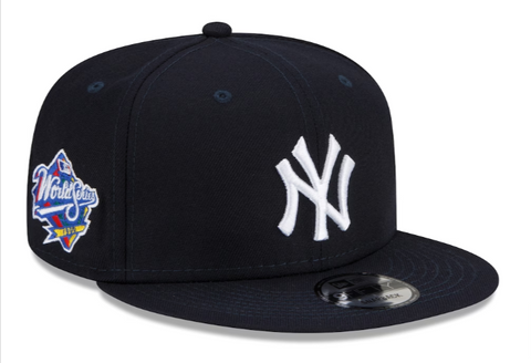 New York Yankees Snapback New Era 9FIFTY 1999 World Series Navy Hat Cap Grey UV