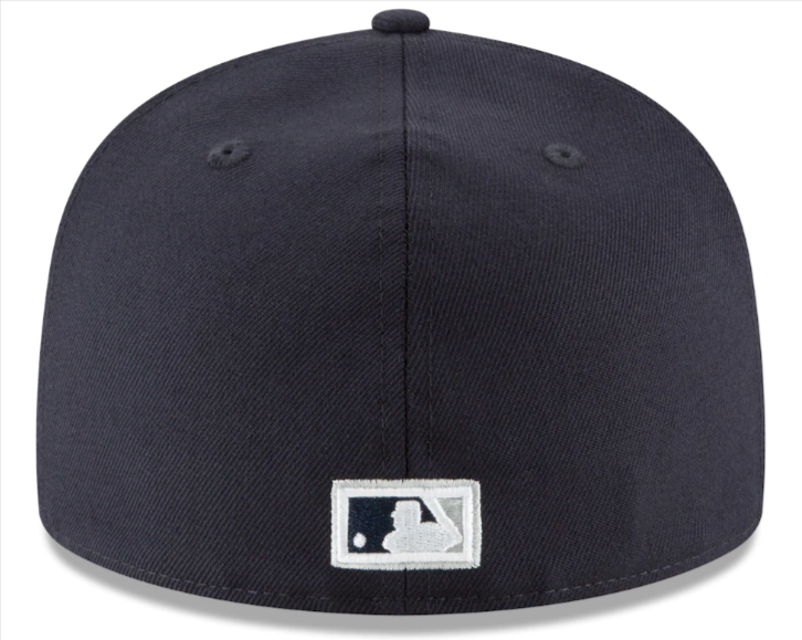 New York Yankees Fitted New Era 59FIFTY Cooperstown Wool Navy Cap Hat Grey UV - THE 4TH QUARTER
