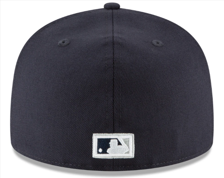 New York Yankees Fitted New Era 59FIFTY Cooperstown Wool Navy Cap Hat Grey UV - THE 4TH QUARTER