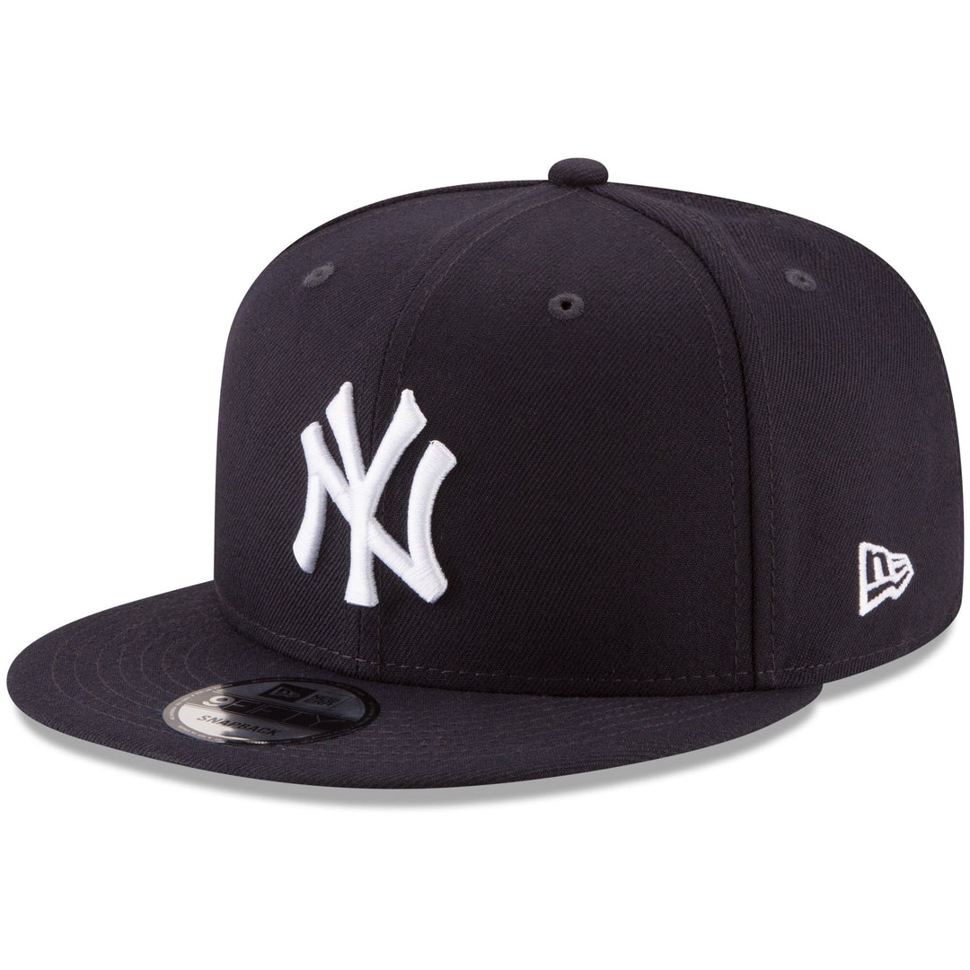 New York Yankees Snapback New Era 9Fifty Basic Cap Hat Navy - THE 4TH QUARTER
