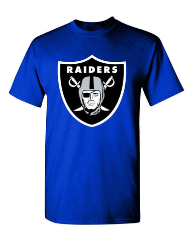 Las Vegas Raiders Mens T-Shirt 47 Brand XL Logo Blue