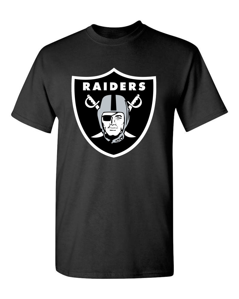 Raiders Mens T-Shirt 47 Brand Logo Black Tee - THE 4TH QUARTER