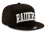 Los Angeles Raiders Snapback New Era 9Fifty Basic Arched Hat Cap Black