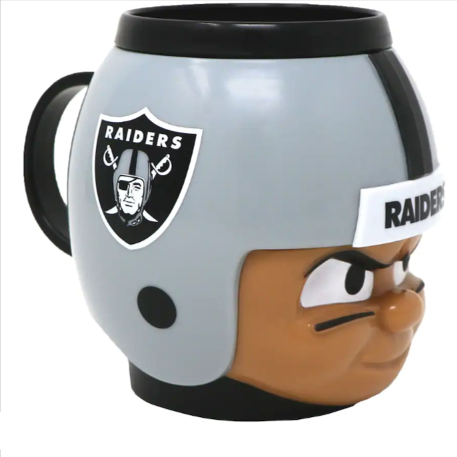 Raiders Helmet Sip Souvenir Plastic Cup - THE 4TH QUARTER