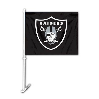 Oakland Raiders Car Flag Logo Tailgating - THE 4TH QUARTER