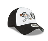 Oakland Raiders Child New Era 9Twenty Mickey Mouse Kids 4-7 Adjustable Cap Hat Black