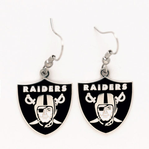 Raiders Logo Dangle Earrings