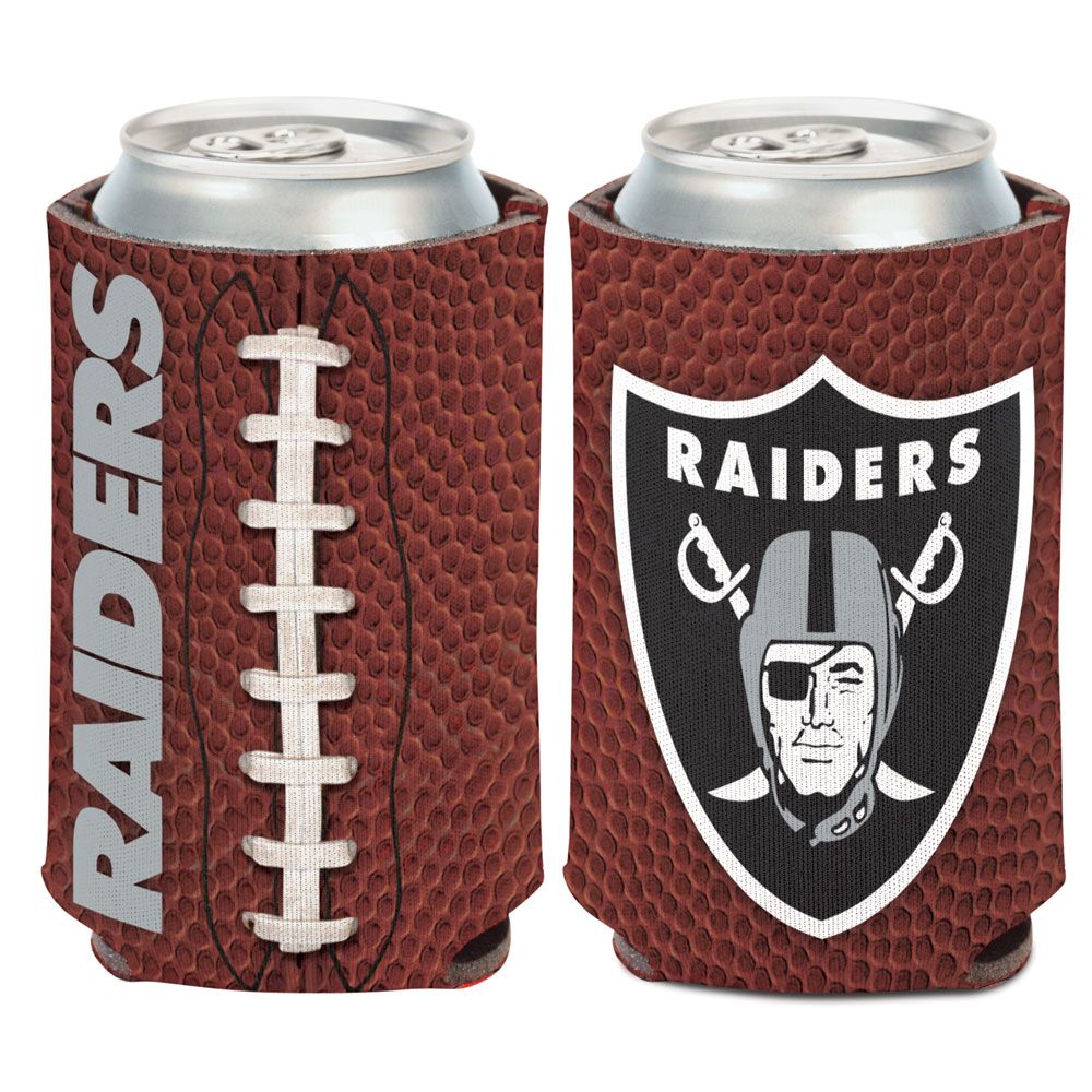 Raiders 12oz Football Can Cooler Kaddy Holder - THE 4TH QUARTER