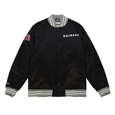 Oakland Raiders Mens Jacket Mitchell & Ness Heavyweight