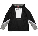 Oakland Raiders Women's Mitchell & Ness Half Zip Windbreaker 2.0 Light Jacket