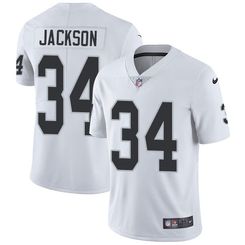 Oakland Raiders Mens Jersey Bo Jackson White Vapor Untouchable Limited