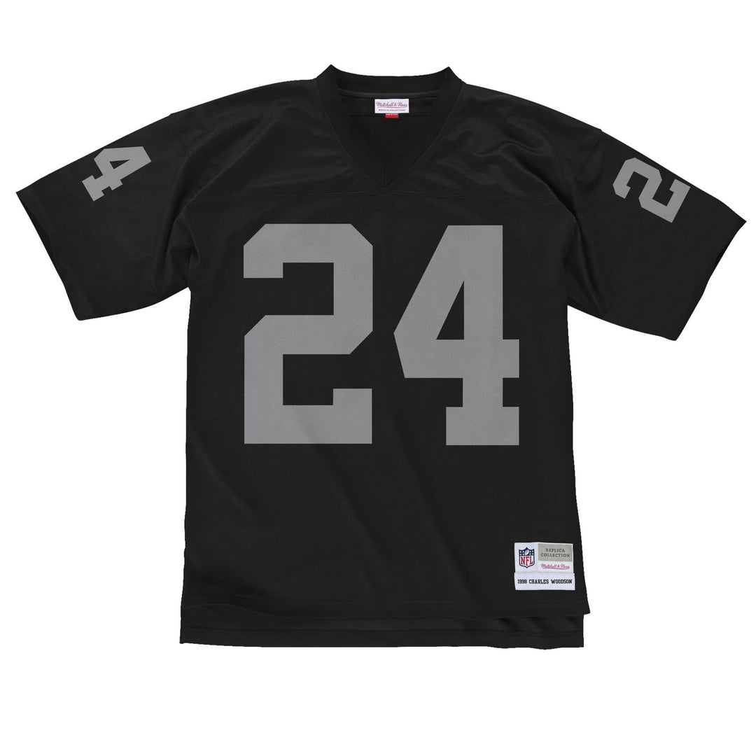 Oakland Raiders Mens Jersey Mitchell &amp; Ness Charles Woodson 