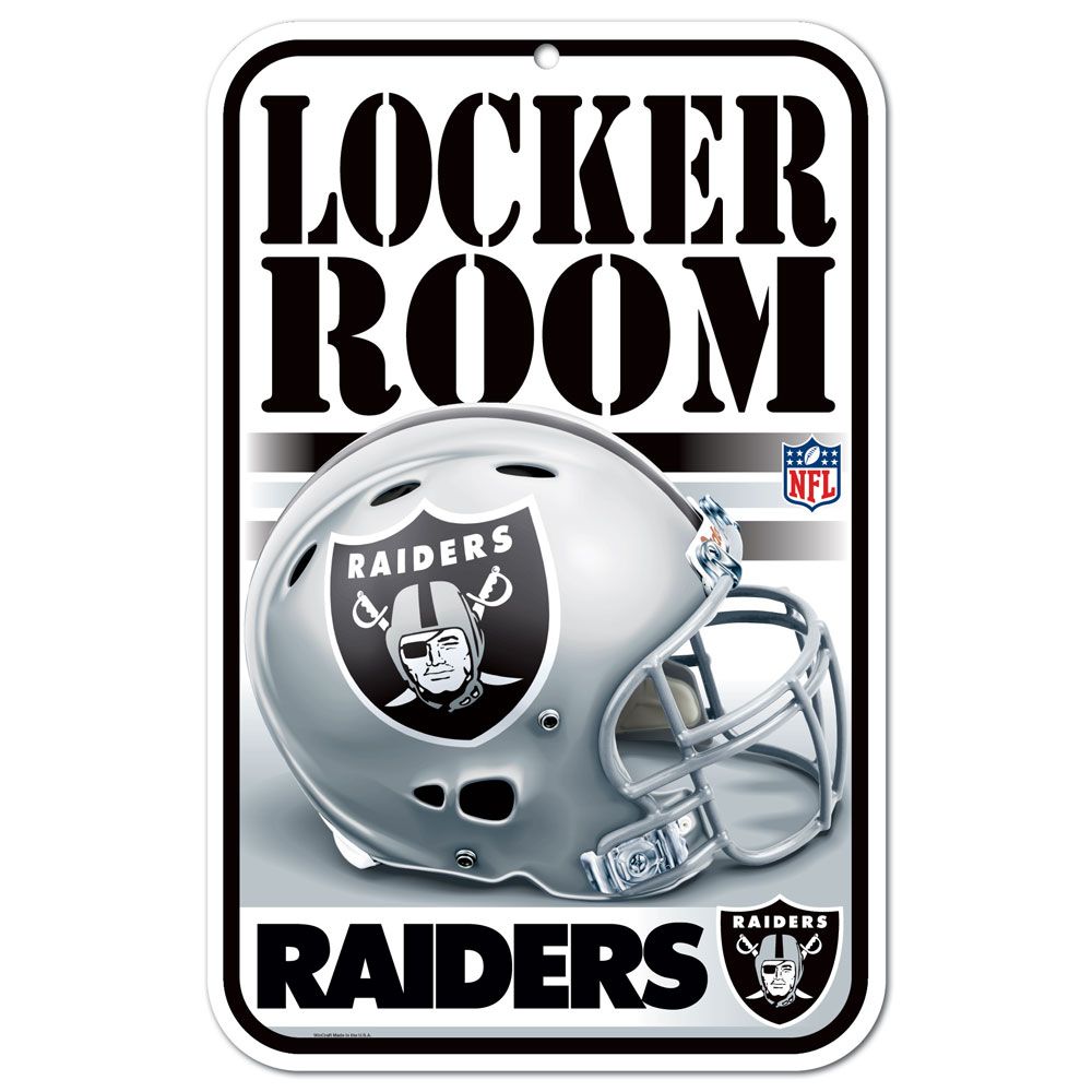 Las Vegas Raiders Plastic Sign 11" X 17" Team Fan Zone Locker Room Sign - THE 4TH QUARTER