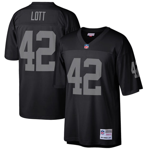 Oakland Raiders Jersey Mitchell & Ness Ronnie Lott Legacy Black 1991
