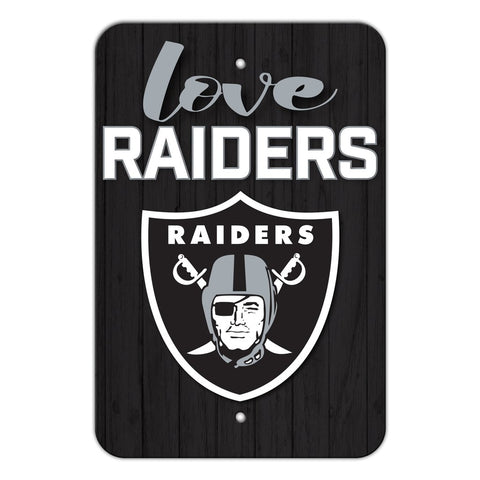 Oakland Raiders LOVE Sign