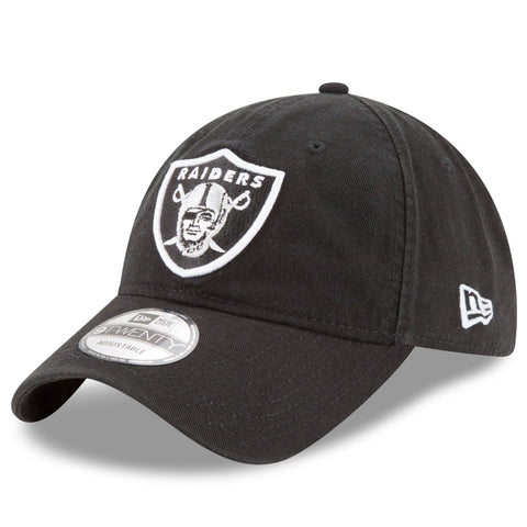 Oakland Raiders Child Strapback New Era 9Twenty Kids 4-7 Adjustable Cap Hat Black