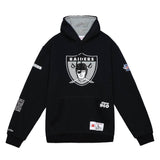 Raiders Mitchell & Ness Origins Fleece Hoody Black