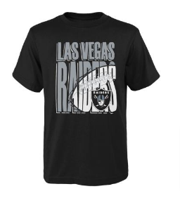 Raiders Youth (8-18) Score More T-Shirt Black