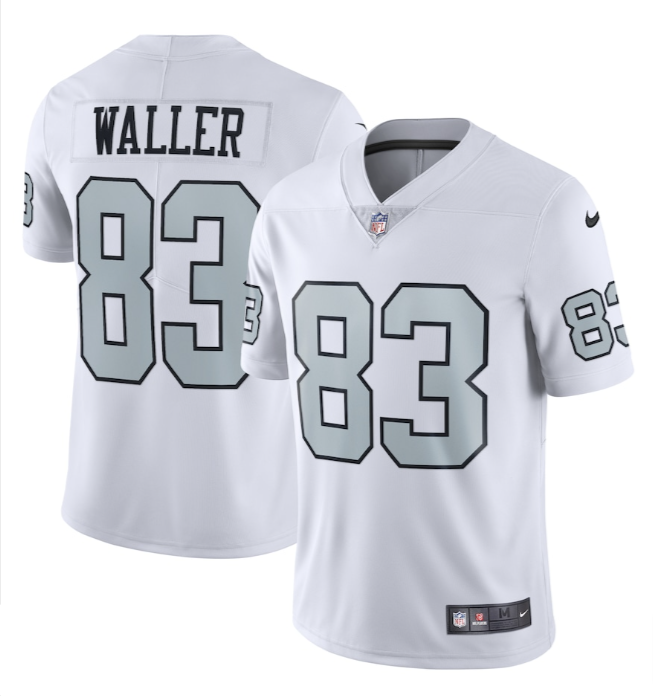 Raiders Mens Jersey Darren Waller #83 Alternate Vapor Limited White - THE 4TH QUARTER
