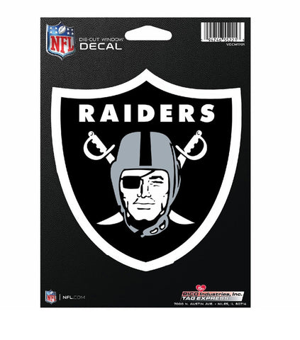 Oakland Raiders Decal Medium Die Cut - THE 4TH QUARTER