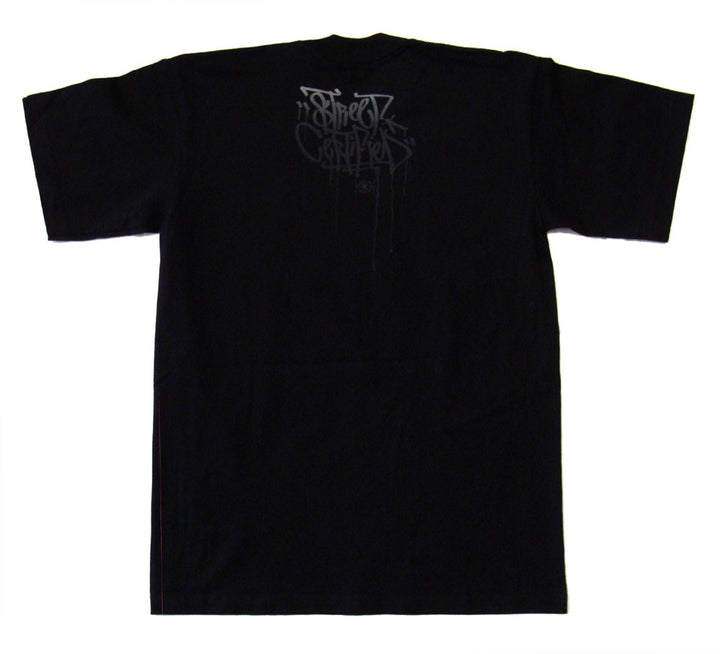 Oakland Raiders Mens T-Shirt Silver &amp; Black Nation Black - THE 4TH QUARTER