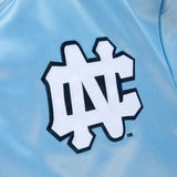 North Carolina Tar Heels Champ City Mitchell & Ness Men's Satin Jacket Sky Blue