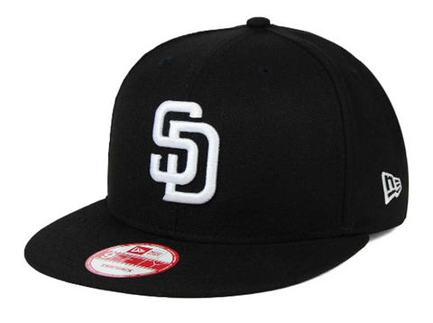 San Diego Padres Snapback New Era 9Fifty White Logo Cap Hat - THE 4TH QUARTER