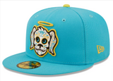 Perros Santos de Charleston Fitted New Era 59Fifty Copa de la Diversion Aqua