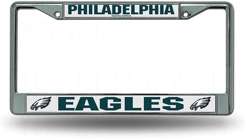 Philadelphia Eagles Chrome License Plate Frame