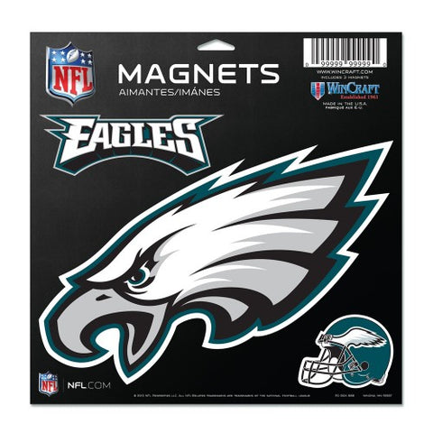 Philadelphia Eagles Vinyl Magnet 3 Piece Set