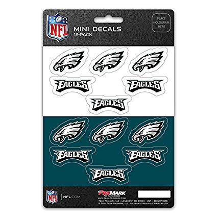 Philadelphia Eagles Decal Set Mini 12 Pack - THE 4TH QUARTER