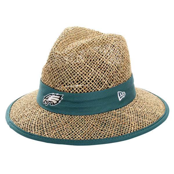 Philadelphia Eagles New Era Natural On-Field Training Camp Straw Safari Hat - THE 4TH QUARTER