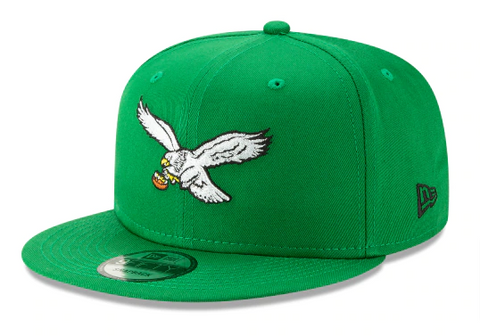 Philadelphia Eagles Snapback New Era 9Fifty Historic Logo Green Hat