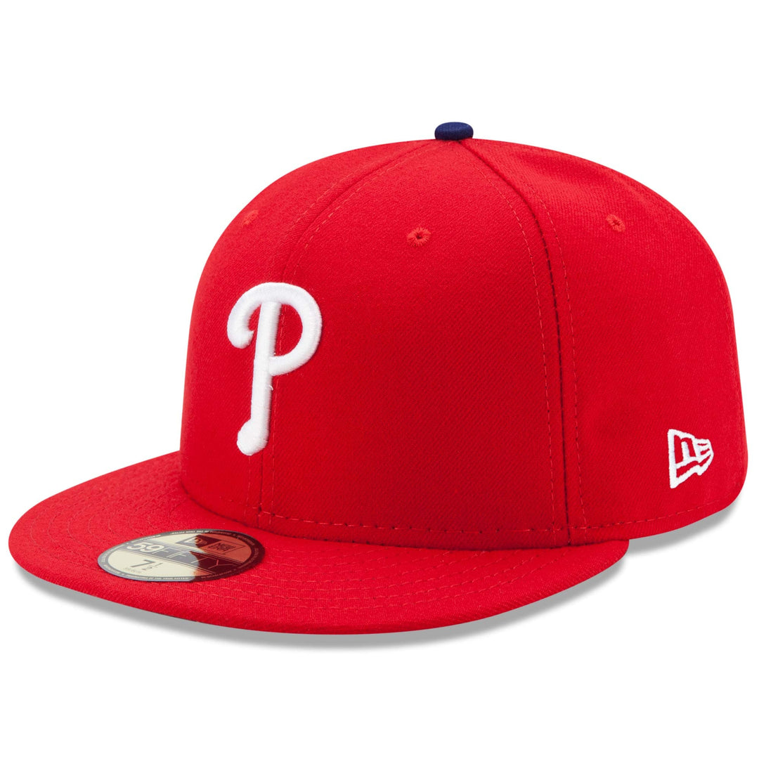 Philadelphia Phillies Fitted New Era 59Fifty On Field Red Cap Hat - THE 4TH QUARTER