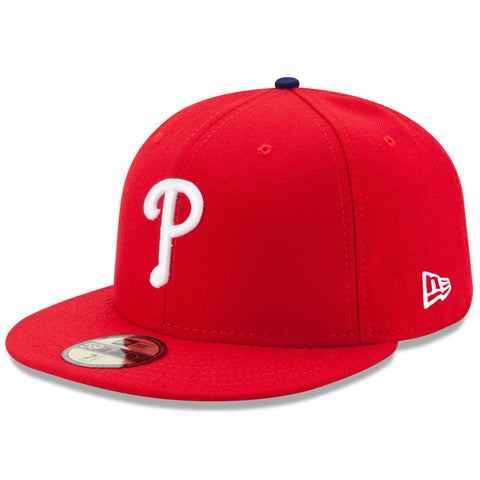 Philadelphia Phillies Fitted New Era 59Fifty On Field Red Cap Hat