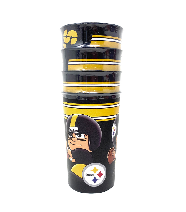 Pittsburgh Steelers Party Cup 4-Pack - THE 4TH QUARTER