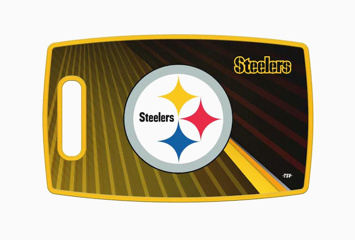 Pittsburgh Stelers Plastic Cutting Board - THE 4TH QUARTER