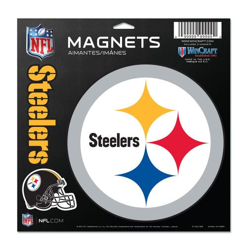 Pittsburgh Steelers Vinyl Magnet 3 Piece Set - THE 4TH QUARTER